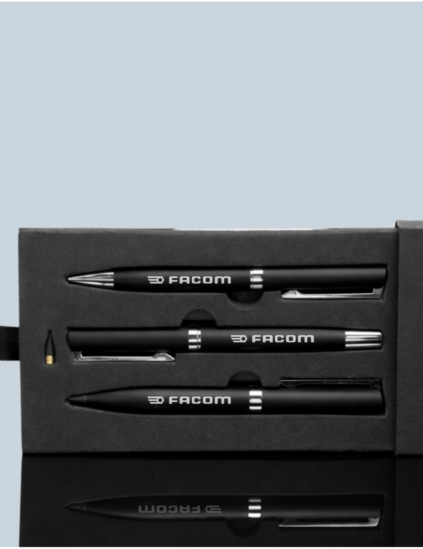 PARURE DE 3 STYLOS – ELEGANCE